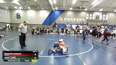 76 lbs Cons. Round 7 - Braxten Mangum, Ravage vs Wyatt Eure, Charger Wrestling Club