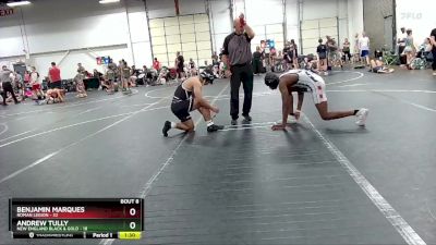 165 lbs Round 2 (8 Team) - Benjamin Marques, Roman Legion vs Andrew Tully, New England Black & Gold