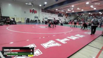 95 lbs Cons. Round 2 - Kamden Nguyen, Irvine vs Danna Hernandez, Pioneer Valley