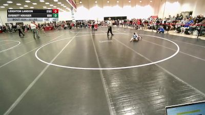 53 lbs Cons. Semis - Leighton Landon, Reedsburg Youth Wrestling Club vs Everett Kruger, Minnesota
