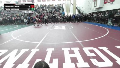 126 lbs Semifinal - Fahiena Joseph, Whittier vs Luca Marshall, Tri-County