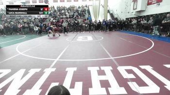 126 lbs Semifinal - Fahiena Joseph, Whittier vs Luca Marshall, Tri-County