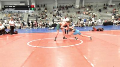 126 lbs Rr Rnd 3 - Jace Kimling, BC Predators - HSB vs Liam Seeley, Buffalo Valley Blue - HSB
