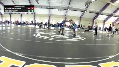197 lbs Cons. Round 2 - Kennedy Wyatt, Unattached vs Alexander Berisha, Unattached- West Virginia