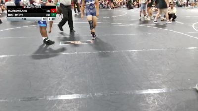 138 lbs Round 2 (4 Team) - Josh White, RWA Black vs Jackson Lane, Slate Wrestling Academy