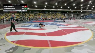 60 lbs Quarterfinal - Kade Brannan, Coyote Wrestling Club vs Kaleb Anderson, Dakota Boyz Wrestling Club