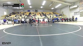 125 lbs Consolation - Kaitlyn Newberry, Platte County vs Analia Tabares, Heritage HS