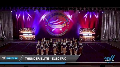 Thunder Elite - Electric [2022 L2 Junior - D2 - Small Day 2] 2022 The American Showdown Fort Worth Nationals DI/DII