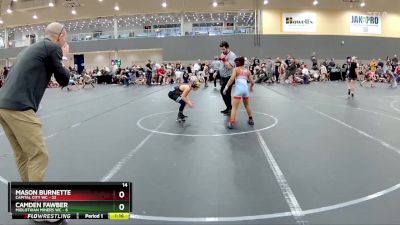 72 lbs Round 1 (6 Team) - Mason Burnette, Capital City WC vs Camden Fawber, Midlothian Miners WC