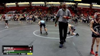 100 lbs Round 5 (8 Team) - Benton Alt, Armory Athletics vs Jacob Baker, Silo WC