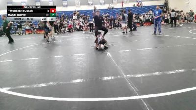 45/50 Round 2 - Webster Nobles, Coastal Elite vs Masai Oliver, Summerville Take Down