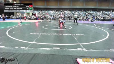 85 lbs Quarterfinal - Christian Worthy, American Dream vs Jacob Ezra Palomino, The Snake Pit Wrestling