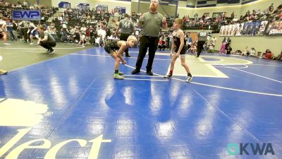 61 lbs Semifinal - Grant Dennis, D3 Wrestling Cluib vs Lane Mcmillen, Tonkawa Takedown Club