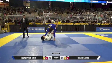 Noah M Garcia vs Lucas Taylor Smith 2025 Pan Kids Jiu-Jitsu IBJJF Championship