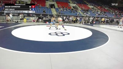 132 lbs Cons. Sub-rd Of 32 - Dallin Covington, MT vs Joey Gallo, PA