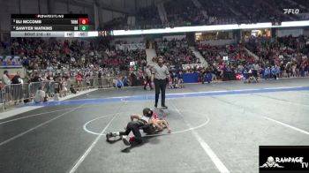 61 lbs Champ. Round 1 - Eli McComb, Team Of Hard Knox vs Sawyer Watkins, Hoxie Kids