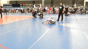 49 lbs Rr Rnd 7 - Kole Delaney, Smitty's Barn Black - ESC vs Leo Weideman, All I See Is Gold Academy Stripes - ESC