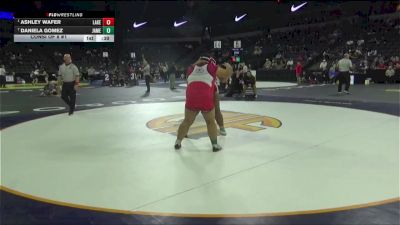 235 lbs Consi Of 8 #1 - Ashley Wafer, Lakewood (SS) vs Daniela Gomez, James Logan (NC)