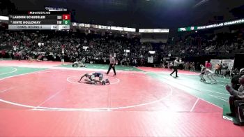 130 lbs Cons. Round 4 - Jonte Holloway, THWA vs Landon Schussler, SGO1