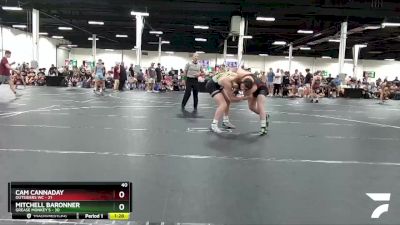 160 lbs Round 5 (6 Team) - Cam Cannaday, Outsiders WC vs Mitchell Baronner, Grease Monkey`s