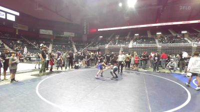 62 lbs 5th Place - Kamdyn Taylor, Eastside United vs Tee Hatzenbuhler, Matpac Wrestling ND