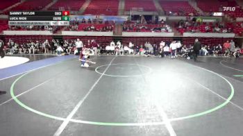 138 lbs Round 3 - 2nd Wrestleback And Semi-finals(16 Team) - Luca Rios, Conroe Woodlands College Park vs Sammy Taylor, Katy Cinco Ranch
