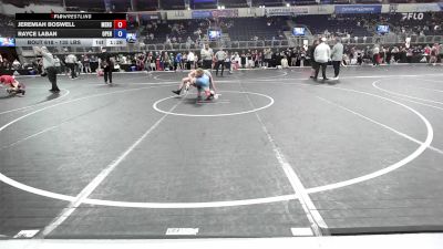 135 lbs 5th Place - Jeremiah Boswell, Mercer County vs Rayce Laban, Open Mats Wrestling