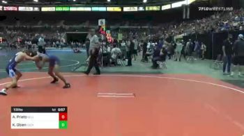 106 lbs Consi Of 32 #2 - Aiden Prieto, Bulldog WC vs Kaden Obien, Technique Freaks