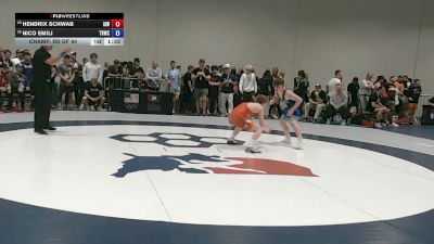 60 kg Champ. Rd Of 64 - Hendrix Schwab, Immortal Athletics WC vs Nico Emili, The Hunt Wrestling Club