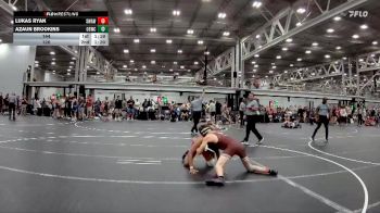 144 lbs Round 1 (4 Team) - Lukas Ryan, Savage WA White vs Azaun Brookins, Orchard South WC