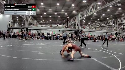 144 lbs Round 1 (4 Team) - Lukas Ryan, Savage WA White vs Azaun Brookins, Orchard South WC