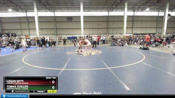 95 lbs Cons. Round 5 - Tobias Guillen, Meridian Middle School vs Logan Nitti, Canfield Middle School