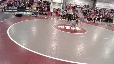 115 lbs Quarterfinal - Autumn Hahn, Gering vs Ava Hernandez, Scottsbluff