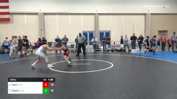 101 lbs Prelims - Josiah Hart, Apex MS vs Teddy Goetz, Malvern Blue MS