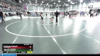 77 lbs Cons. Round 1 - Dallin Larson, Hermiston Wrestling vs Gunnar Pursley, Lakeland WC