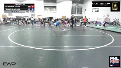 126 kg 7th Place - Jonathan Eaton, Young Guns Nashville Wrestling vs Isaac Lucero Jr., Big Game Wrestling Club