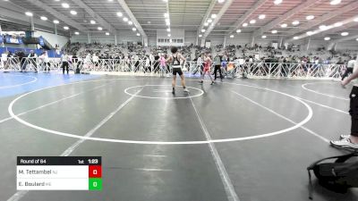 132 lbs Round Of 64 - Mason Tettambel, NJ vs Evan Boulard, ME