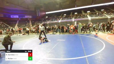 46 lbs Quarterfinal - Brooks Sombke, Dakota Boyz WC vs Luka V Muller, Sheridan WC