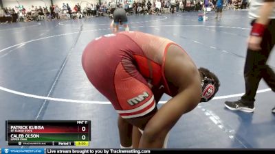 Silver 157 lbs Semifinal - Caleb Olson, Upper Iowa vs Patrick Kubisa, St. Cloud State