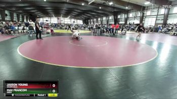 190 lbs Cons. Round 1 - Jaxson Young, Salem Hills vs Max Francom, Orem