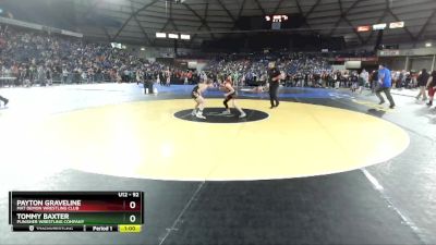 92 lbs Champ. Round 2 - Payton Graveline, Mat Demon Wrestling Club vs Tommy Baxter, Punisher Wrestling Company