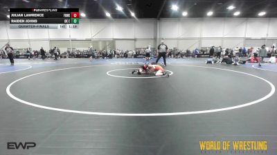 72 lbs Quarterfinal - Julian Lawrence, Funky Singlets 12U vs Raiden Johns, OK Elite 12U 1