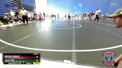 130 lbs Round 1 (4 Team) - Adam Rae, OpenMats Wrestling Club vs Westin Wright, East Kansas Eagles Gold