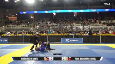 Pearl Rosalind McConnell vs Maddison Lynn Mattly 2025 Pan Kids Jiu-Jitsu IBJJF Championship