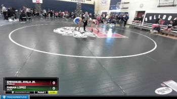 120 lbs Quarterfinal - Fabian Lopez, Selah vs Emmanuel Ayala Jr., Othello