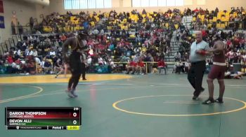215 lbs Champ. Round 1 - Darion Thompson, CLEVELAND HEIGHTS vs Devon Alli, GARFIELD CLC