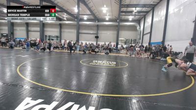 135 lbs Quarterfinal - Bryce Martin, New Oxford vs Morgan Temple, Cranberry Twp
