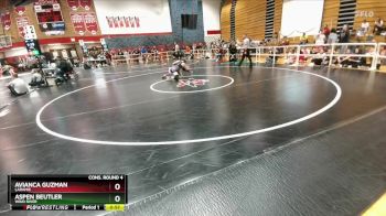 110 lbs Cons. Round 4 - Avianca Guzman, Laramie vs Aspen Beutler, Wind River