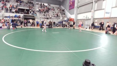 50 kg Champ. Rd Of 32 - Mia Palumbo, Statesmen Wrestling Club vs Trinity Pendergrass, Hawks Wrestling Club