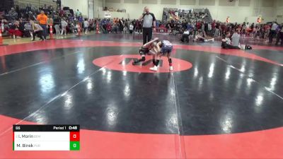 66 lbs Quarterfinal - Isaac Morin, Bemidji vs Mac Binek, Pursuit